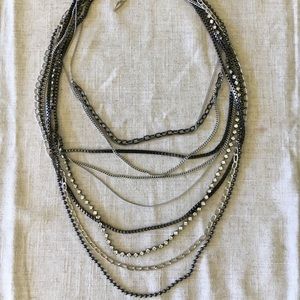 Chloe + Isabel multi-chain layered necklace